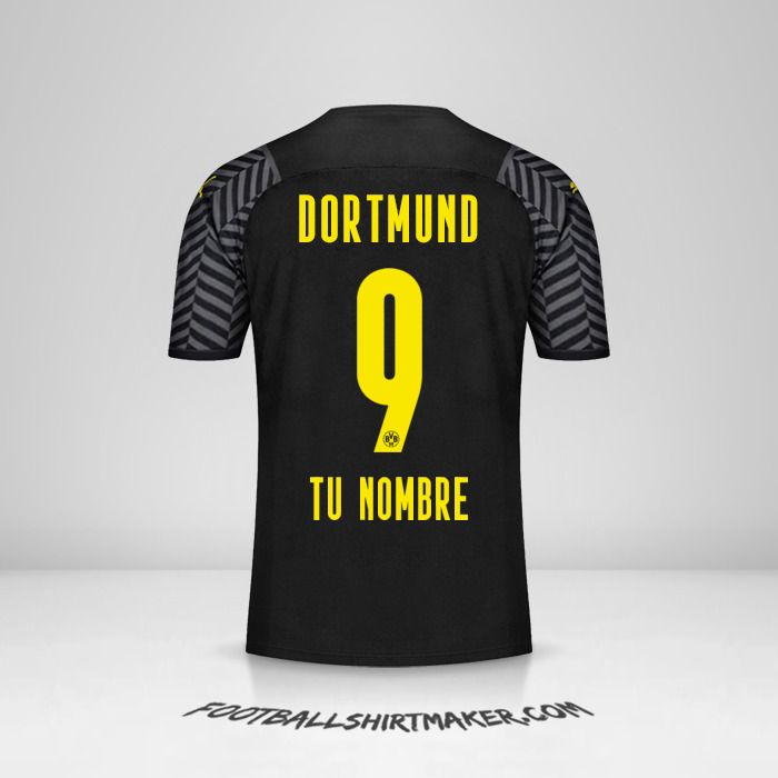 Jersey Borussia Dortmund 2021/2022 II número 9 tu nombre