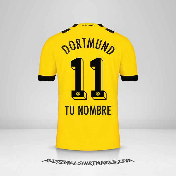 Jersey Borussia Dortmund 2022/2023 número 11 tu nombre