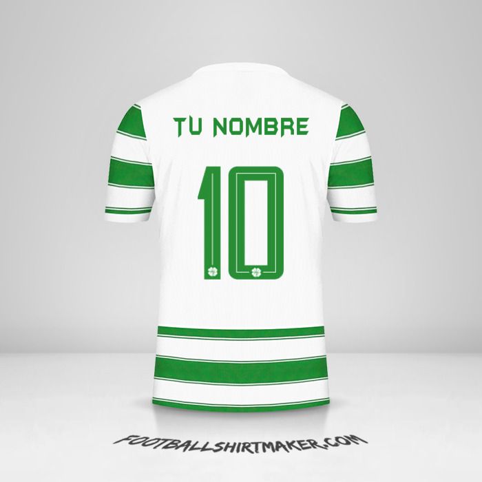Jersey Celtic FC 2021/2022 UEL número 10 tu nombre