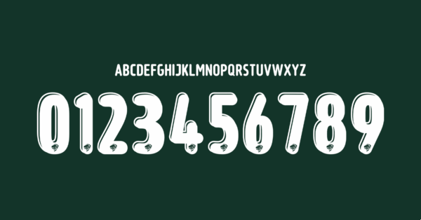 Tipografia Club Leon Jersey 2025 2026 Nombres Letras Numeros Dorsales Fuente Preview 01 4867