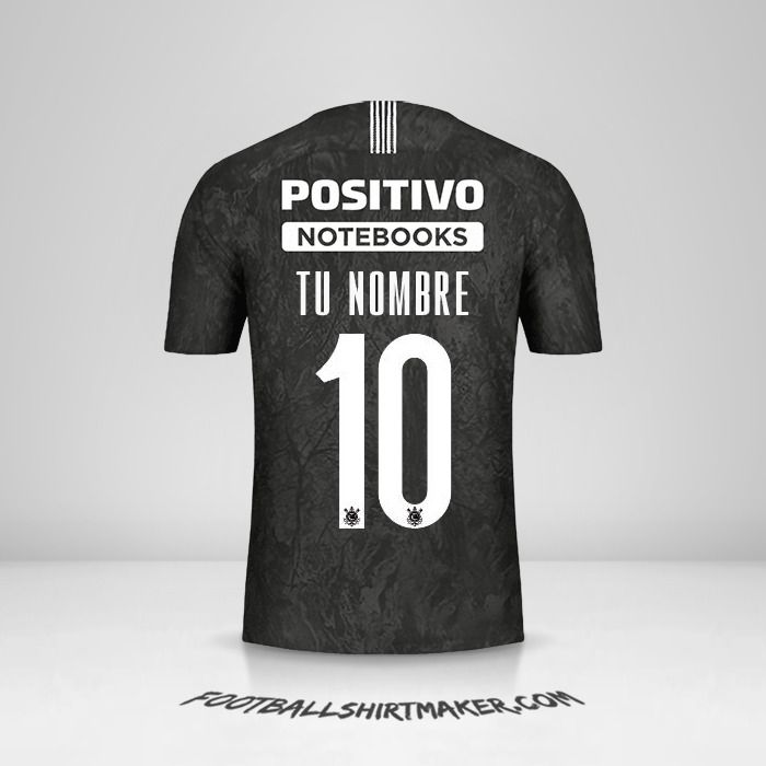 Jersey Corinthians Sudamericana 2019 II número 10 tu nombre