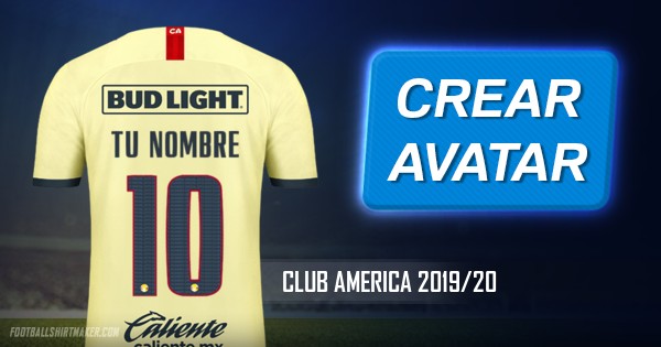 crear playera del america con nombre y numero