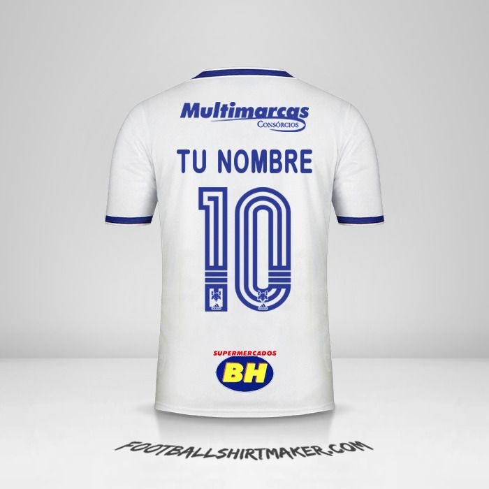 Jersey Cruzeiro 2020 II número 10 tu nombre