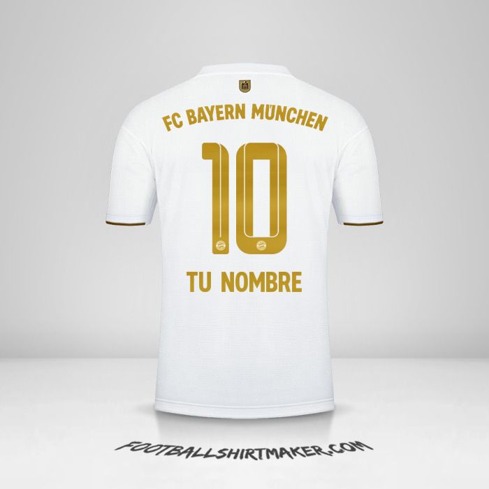 Jersey FC Bayern Munchen 2022/2023 II número 10 tu nombre