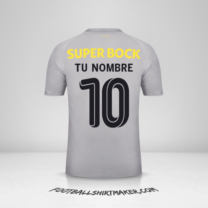 Jersey FC Porto 2018/19 Cup II número 10 tu nombre