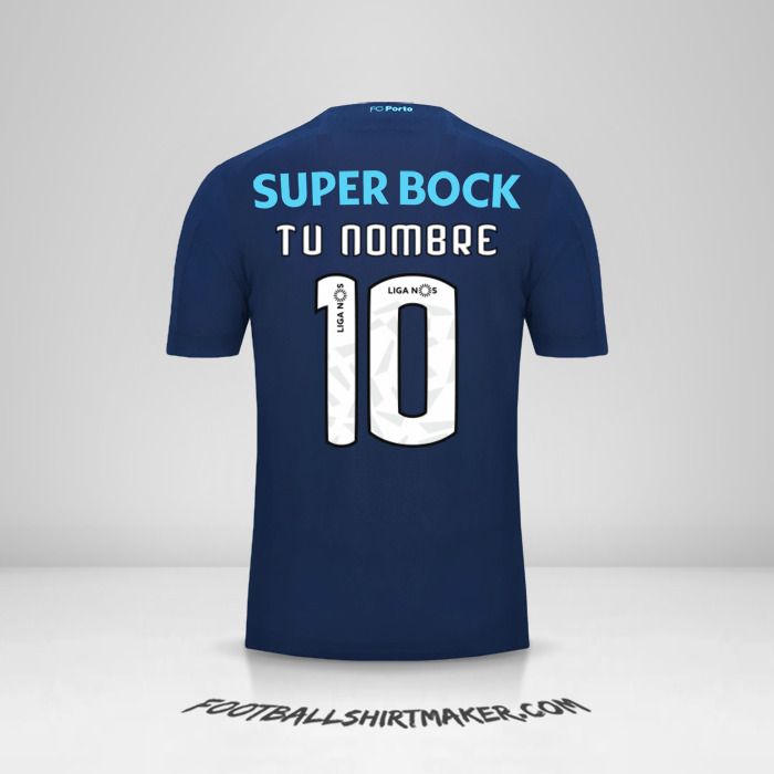 Jersey FC Porto 2019/20 III número 10 tu nombre