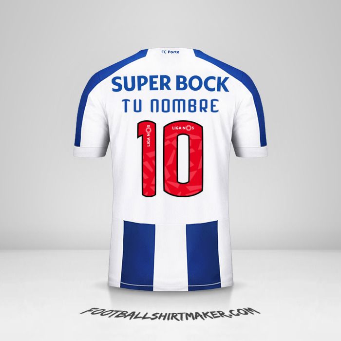 Jersey FC Porto 2019/20 número 10 tu nombre