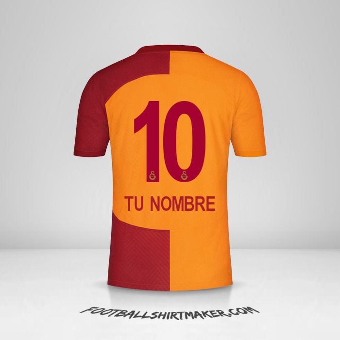 Jersey Galatasaray SK 2023/2024 número 10 tu nombre
