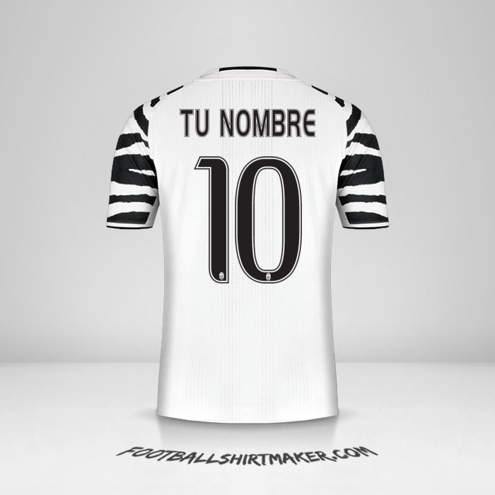 Jersey Juventus FC 2016/17 III número 10 tu nombre