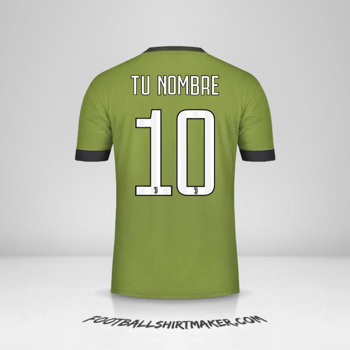 Jersey Juventus FC 2017/18 III número 10 tu nombre