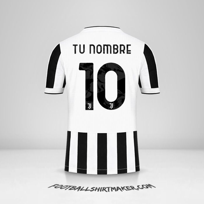 Jersey Juventus FC 2021/2022 Cup número 10 tu nombre