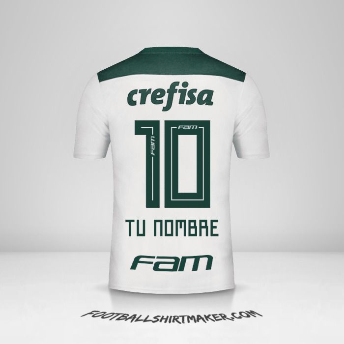 Jersey Palmeiras 2018 II número 10 tu nombre