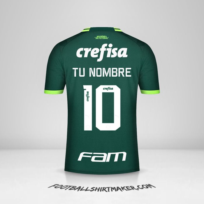 Jersey Palmeiras 2023 número 10 tu nombre
