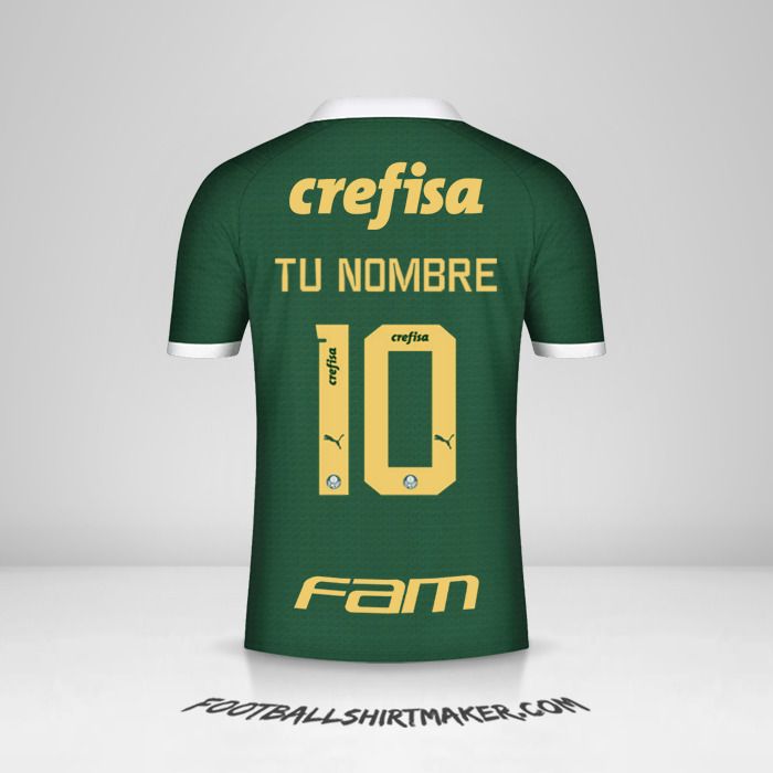 Jersey Palmeiras 2024 número 10 tu nombre
