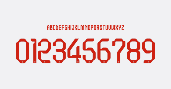 Tipografia Polonia Jersey 2022 Nombres Letras Numeros Dorsales Fuente Preview 00 4399