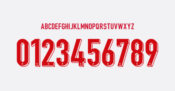 Tipografia Polonia Jersey 2024 Nombres Letras Numeros Dorsales Fuente Preview 00 4615