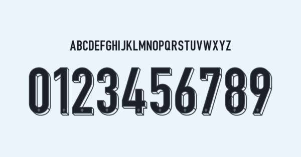 Tipografia Portugal Jersey 2024 II Nombres Letras Numeros Dorsales Fuente Preview 00 4634
