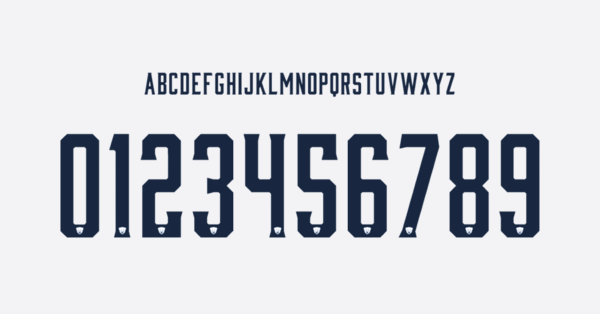 Tipografia Pumas Unam Jersey 2020 21 Nombres Letras Numeros Dorsales Fuente Preview 01 3953