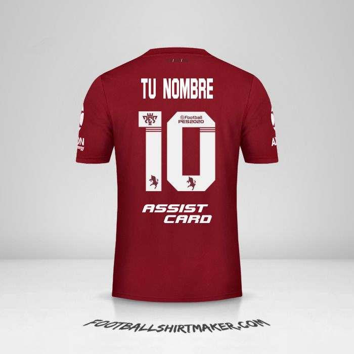 Jersey River Plate 2019/20 II número 10 tu nombre