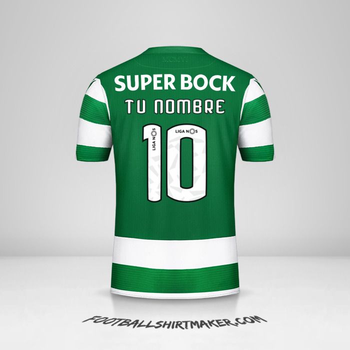 Jersey Sporting Clube 2019/20 número 10 tu nombre