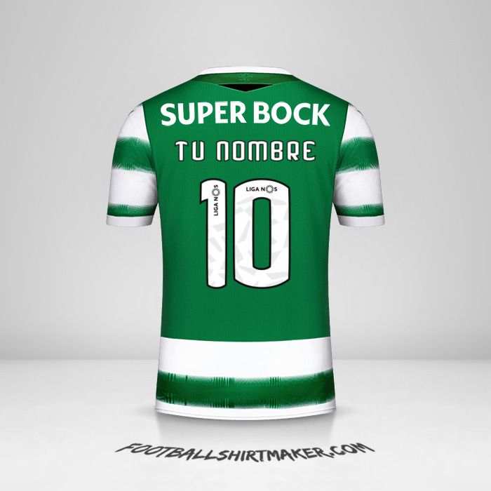 Jersey Sporting Clube 2020/21 número 10 tu nombre