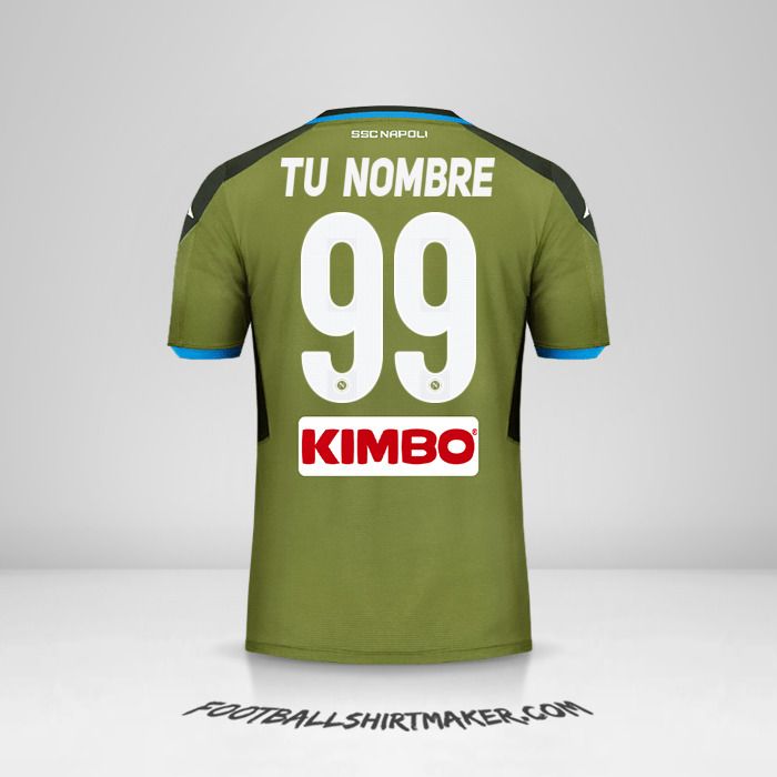 Crear jersey SSC Napoli 2019/20 II con tu Nombre y Número