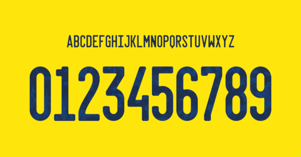 Tipografia Suecia Jersey 2020 2021 Nombres Letras Numeros Dorsales Fuente Preview 00 4112