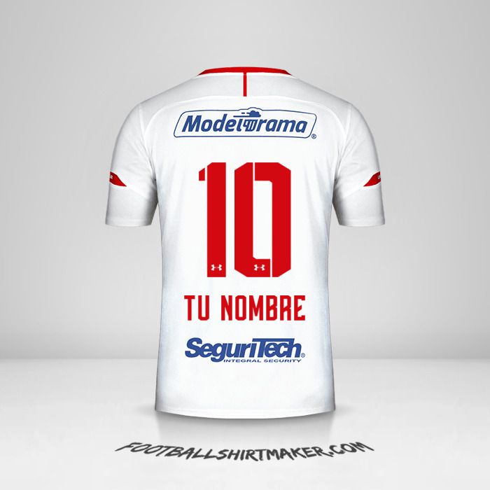 Jersey Toluca FC 2019/20 II número 10 tu nombre