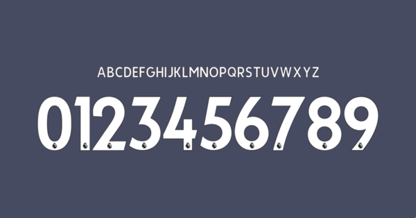 Tipografia Watford Fc Jersey 2019 20 II Nombres Letras Numeros Dorsales Fuente Preview 00 3808