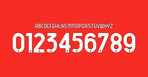 Tipografia Ac Milan Camiseta 2024 2025 Nombres Letras Numeros Dorsales Fuente Preview 01 4674