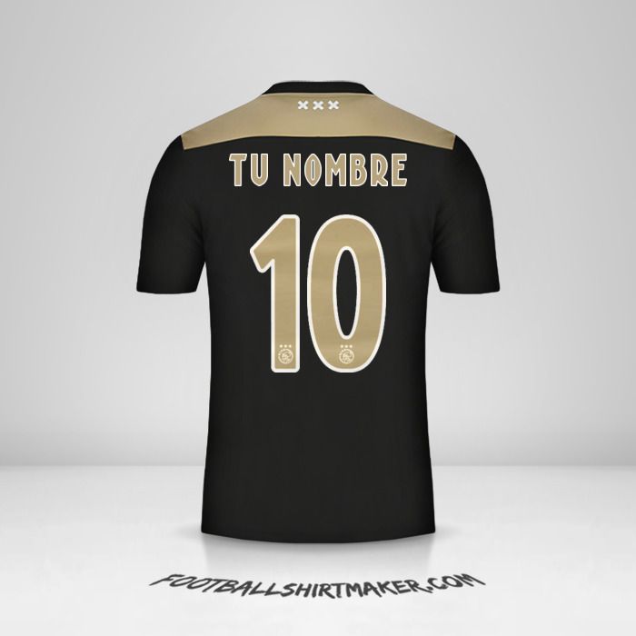 Camiseta AFC Ajax 2018/19 II número 10 tu nombre