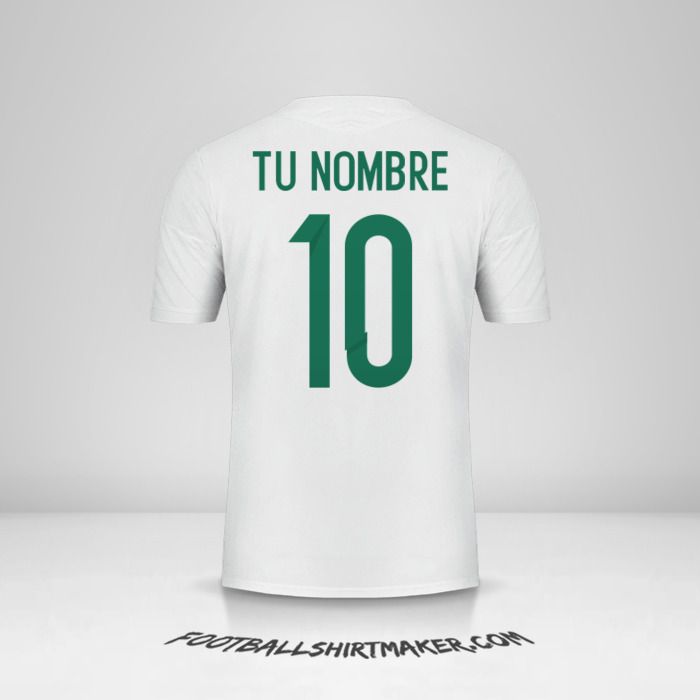 Camiseta Argelia 2015 número 10 tu nombre