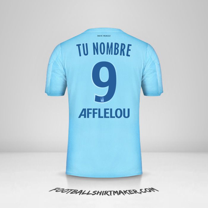 Camiseta As Monaco 2019/20 III número 9 tu nombre