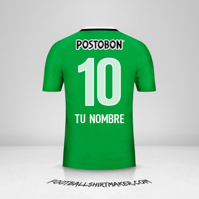 Camiseta Atletico Nacional 2016 número 10 tu nombre