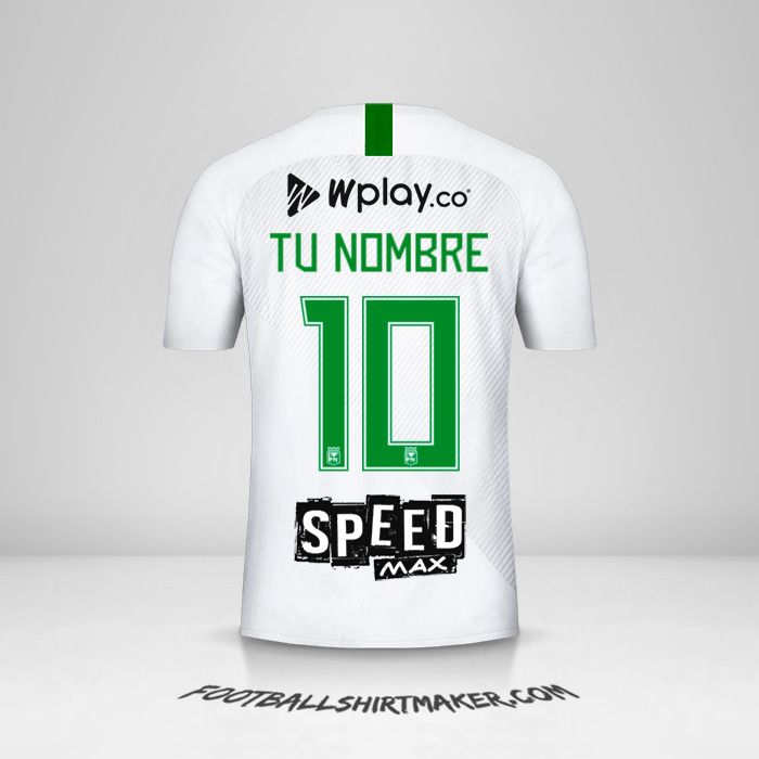 Camiseta Atletico Nacional 2019 II número 10 tu nombre