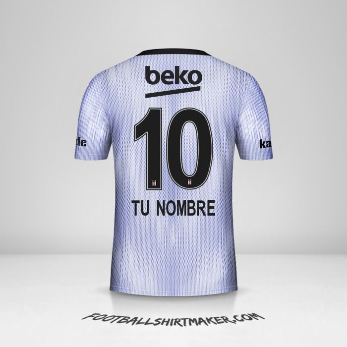 Camiseta Besiktas JK 2019/20 III número 10 tu nombre