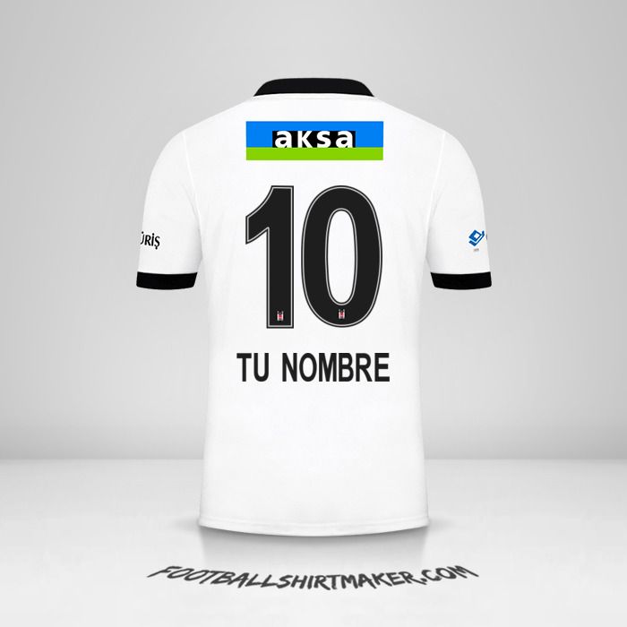 Camiseta Besiktas JK 2021/2022 número 10 tu nombre