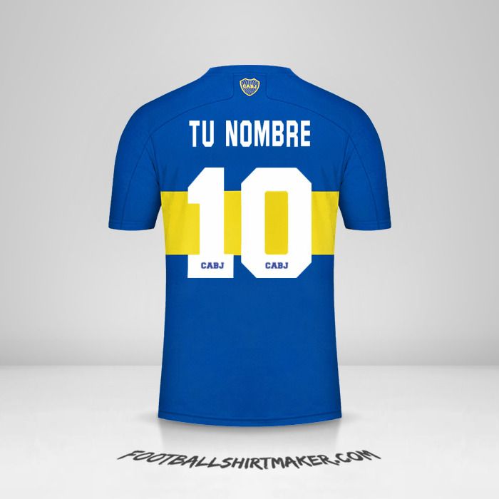 Camiseta Boca Juniors 2021/2022 número 10 tu nombre