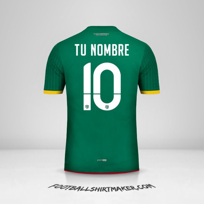 Camiseta Bolivia 2015 número 10 tu nombre