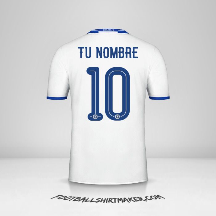 Camiseta Chelsea 2016/17 Cup III número 10 tu nombre