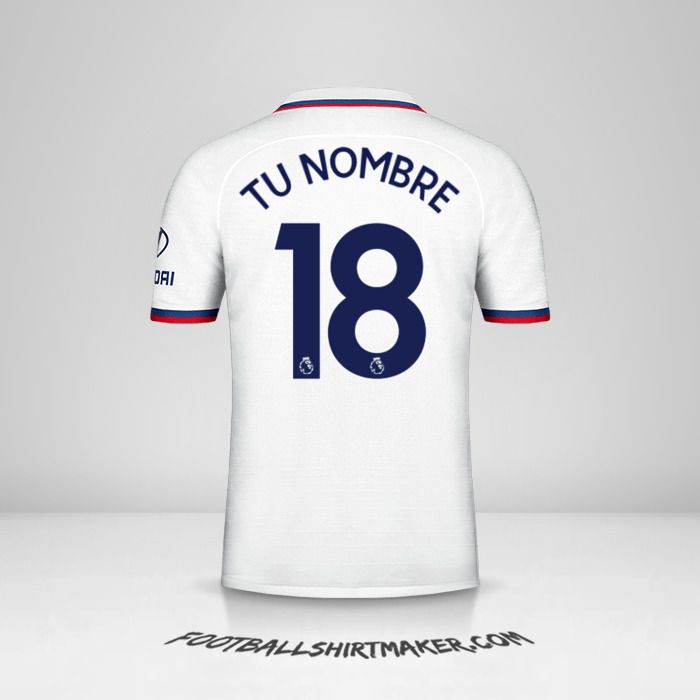 Camiseta Chelsea 2019/20 II número 18 tu nombre
