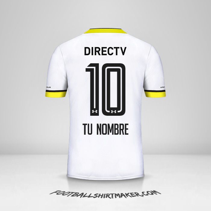 Camiseta Colo Colo 2016 número 10 tu nombre