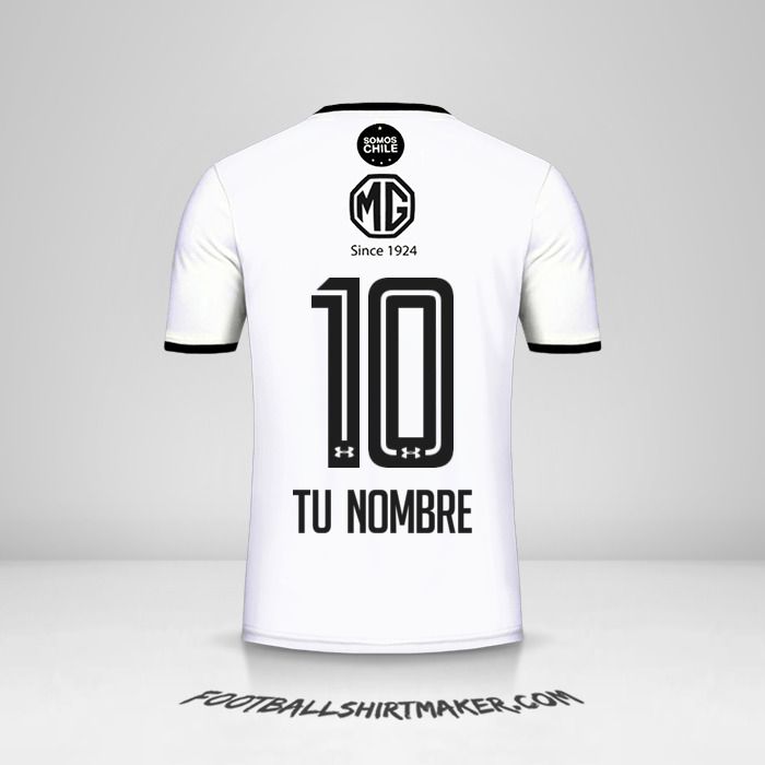 Camiseta Colo Colo 2018 número 10 tu nombre