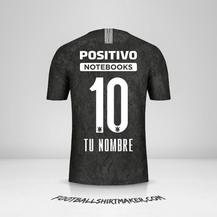 Camiseta Corinthians 2018/19 II número 10 tu nombre