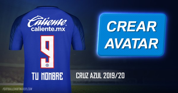 Crear Camiseta Cruz Azul 2019 20 Con Tu Nombre Y Numero