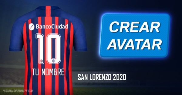 Crear Camiseta San Lorenzo 2020 Con Tu Nombre Y Numero