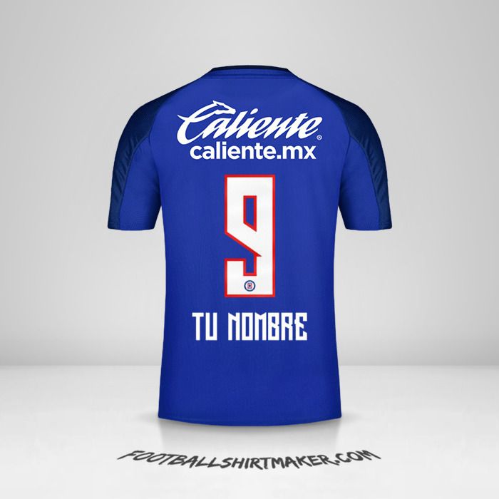 Crear Camiseta Cruz Azul 2019 20 Con Tu Nombre Y Numero