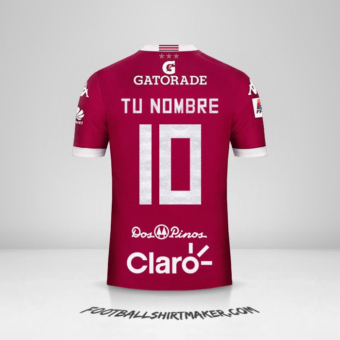 Camiseta Deportivo Saprissa 2016 número 10 tu nombre
