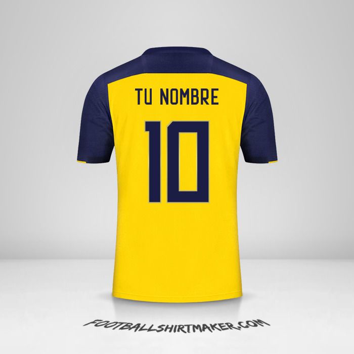 Camiseta Ecuador 2020/22 número 10 tu nombre