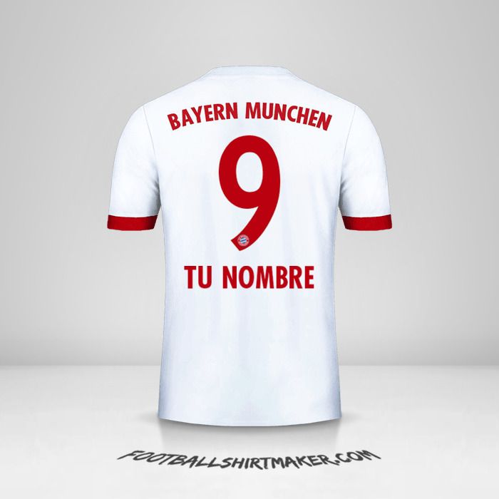 Camiseta FC Bayern Munchen 2017/18 III número 9 tu nombre